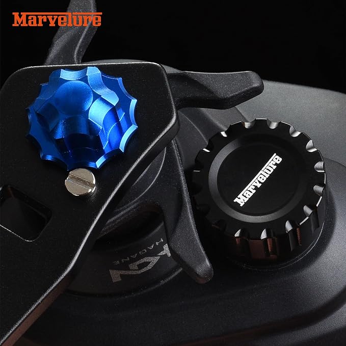 Tension Mechanical Brake Knob, Zero Adjuster Cap, Compatible for Shimano Curado MGL, SLX DC, SLX DC XT Baitcasting Reels