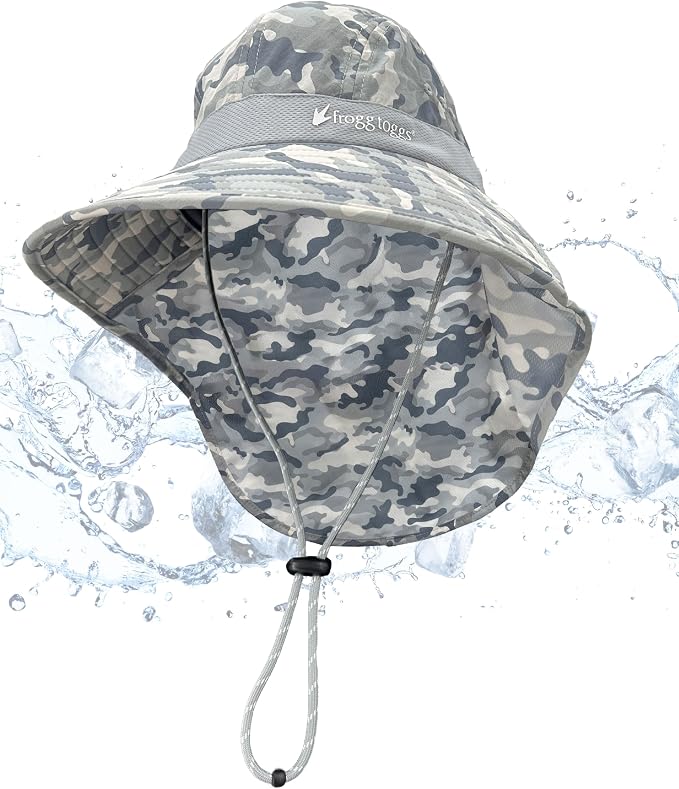 FROGG TOGGS Unisex Adult Chilly Pro Cooling Sun Shade Hat
