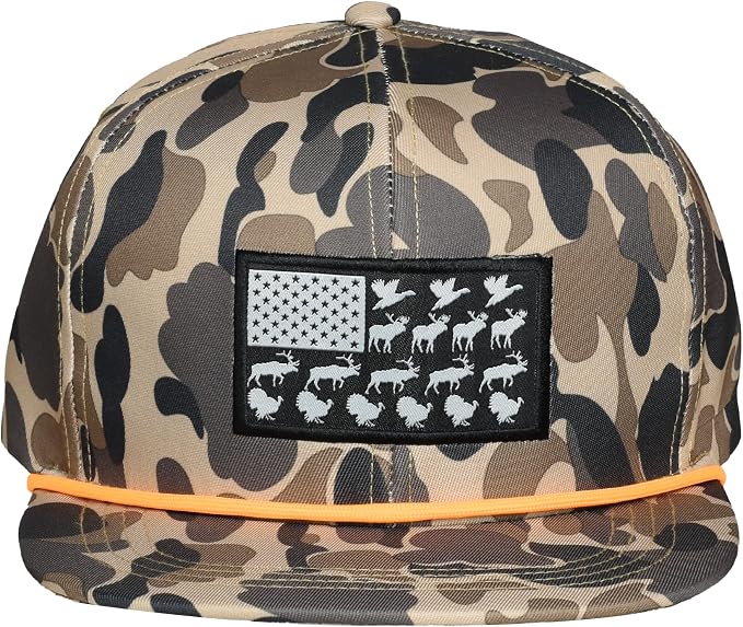 EDTREK Elite Youth Country Hat for Big Kids - Boys Snapback Hat with Flat Brim