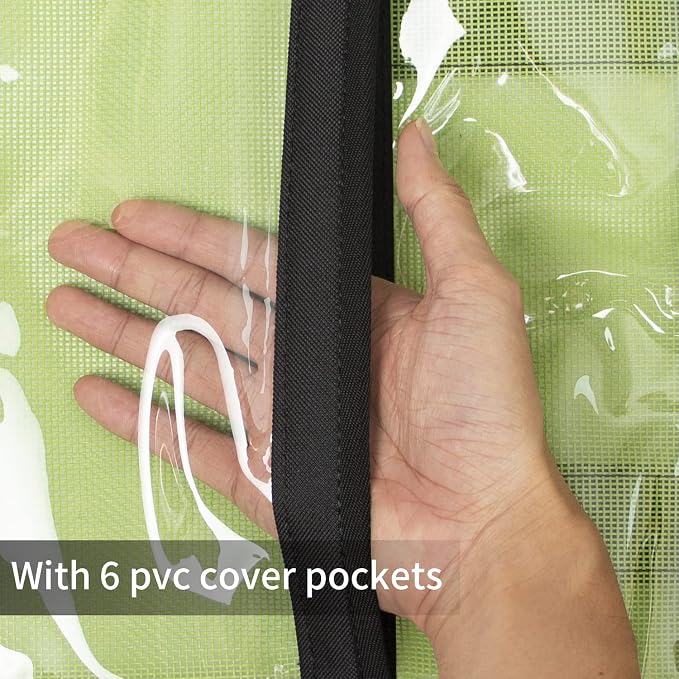 Lure Bag 6 Pocket PVC Protective Cover Durable Fishing Bag Trolling Lure Tackle Box
