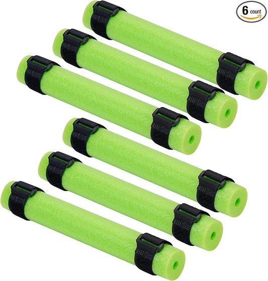 Fishing Rod Float, Floating Rod Butt Cushion, Fishing Float Tube Accessories, Kayak Fishing Rod Floater for Prevent the Narrow Rod Goes Overboard(Include Fastening Straps)