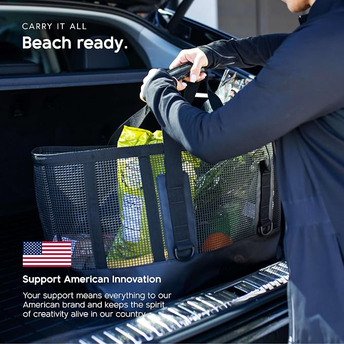 MISSION Boat Gear CASSI Heavy-Duty Outdoor Tote and Waterproof Marine-Grade Mesh Boat Bags
