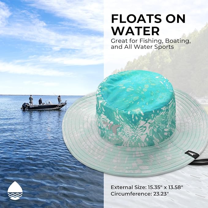 KastKing Sol Armis UPF 50 Boonie Hat - Sun Protection Hat, Fishing Hat, Beach & Hiking Hat, Paddling