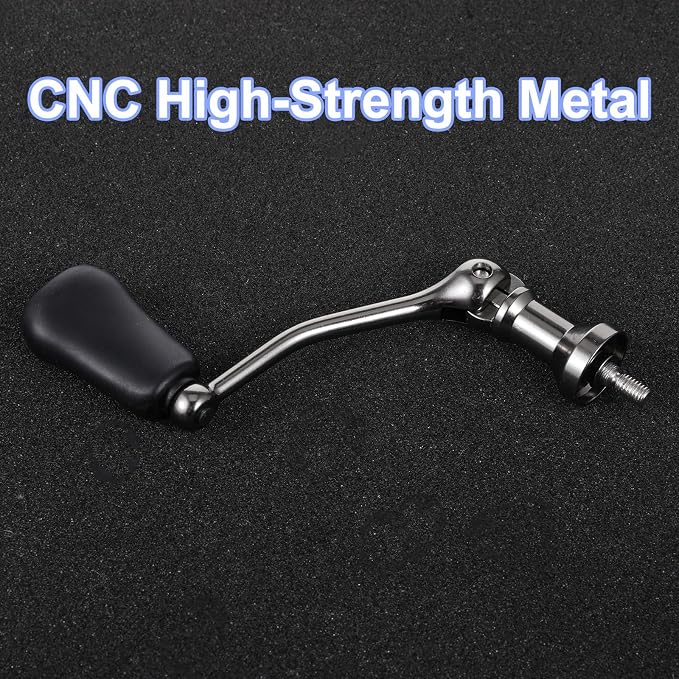 Grip Fishing Swivel Reel Handle Fishing Reel Handle Single Rockers Arm Screw-in Handles Grips Rubber Handles Fishings Reels Replacement Fishings Rod Power Handless for Baitcasting Reels