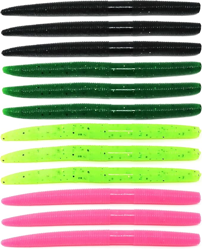 Reaction Tackle Wacky Rig Tool and O-Rings for Soft Plastic Worms, Bass Fishing Wacky Rig and Neko Rig Stick Bait Setup for Largemouth and Smallmouth