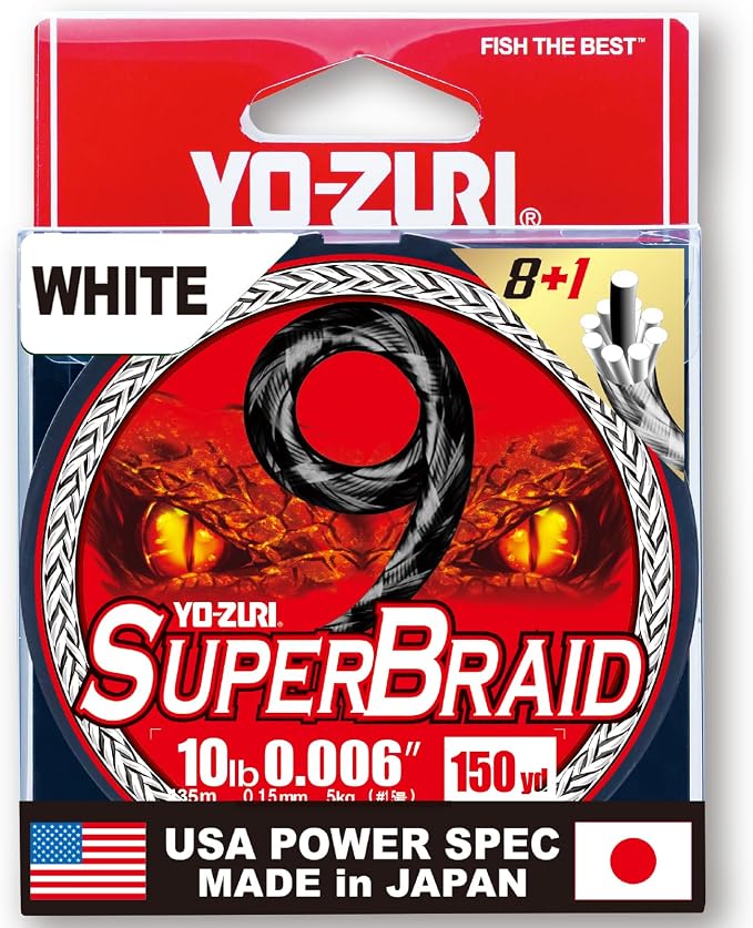 YO-Zuri SUPERBRAID 9 - Floating Braided Fishing LINE