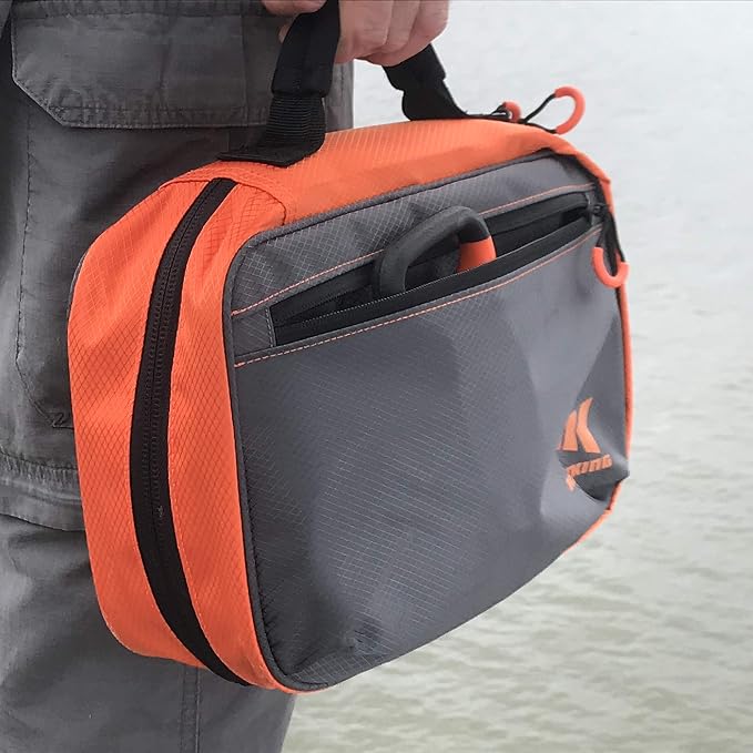 KastKing Signature Lure Bag Utility Binder Tackle Bag - Fishing Gear, Self-Healing Zippers & Padded Handle Design