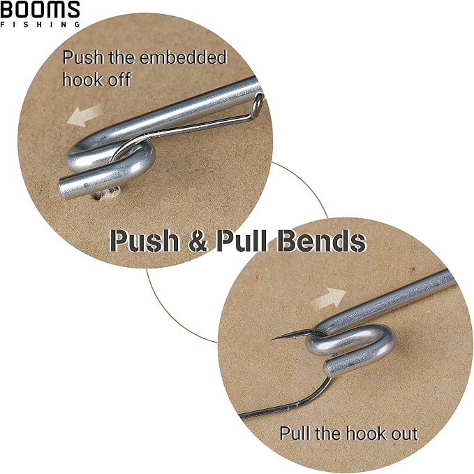 Booms Fishing R08 Fishing Hook Remover Tools Saltwater Dehooker Shark Hook Remover 10 inches
