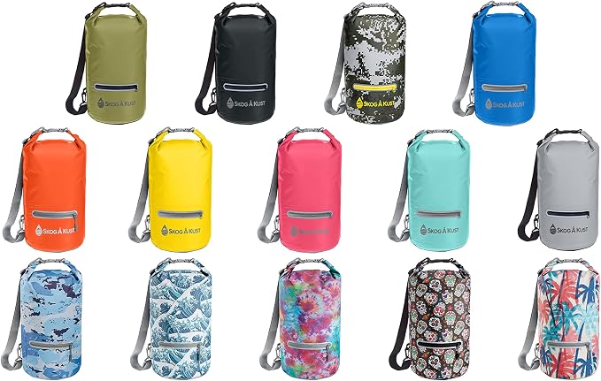 Skog Å Kust DrySak Roll Top Waterproof Bag, 5, 10 & 20 Liter
