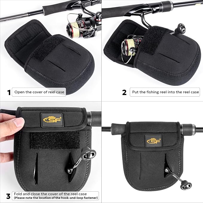 SF Spinning Reel Cover Case Bag Pouch Glove Fits 200 500 1000 2000 3000 4000 5000 6000 Series Spinning Reels