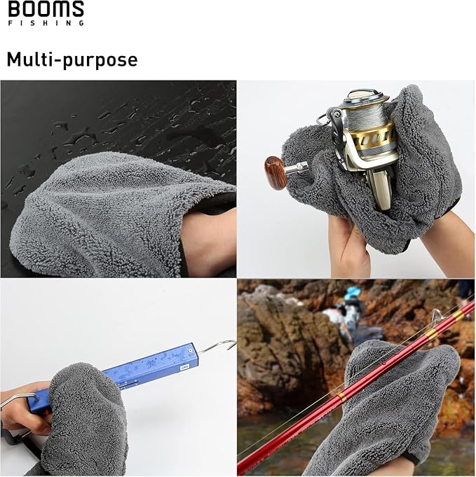 Booms Fishing Tool Combo Saltwater: 9pcs Fishing Gear and Equiment - 7"Fillet Knife, Needle Nose Pliers, Fish Gripper, Dehooker, Scissors, Retractor, Rod Strap and lanyard - Fishing Gift for Men, XT03
