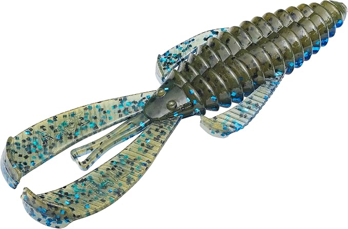 Strike King Rage Bug Fishing Lure, Soft Plastic Grub, Unique Design, Subtle Action