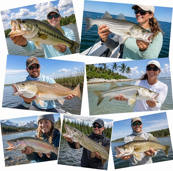 Texas Rigs 10 Pack, Pre-Rigged Bass Fishing Rig with Bullet Weight, Swivel & Snap, Weedless Soft Plastic Rig for Largemouth & Smallmouth Bass