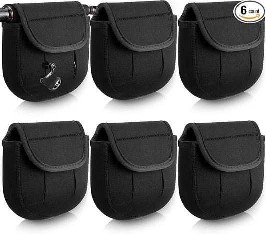 Fishing Spinning Reel Cover Bag for 2000-6000 Series Baitcasting Trolling Fishing Reels Protective Cover Case Pouch Sleeve Gloves