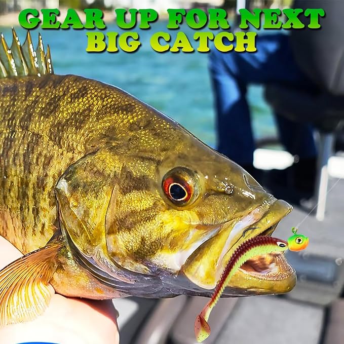 LUCKYFISHING Swimbait Jig Head 40/30/25/20/15Pcs Freshwater Saltwater Jig Heads for Bass Walleye Trout Fishing Gifts for Men 1/8oz 1/5oz 1/4oz 3/8oz 1/2oz