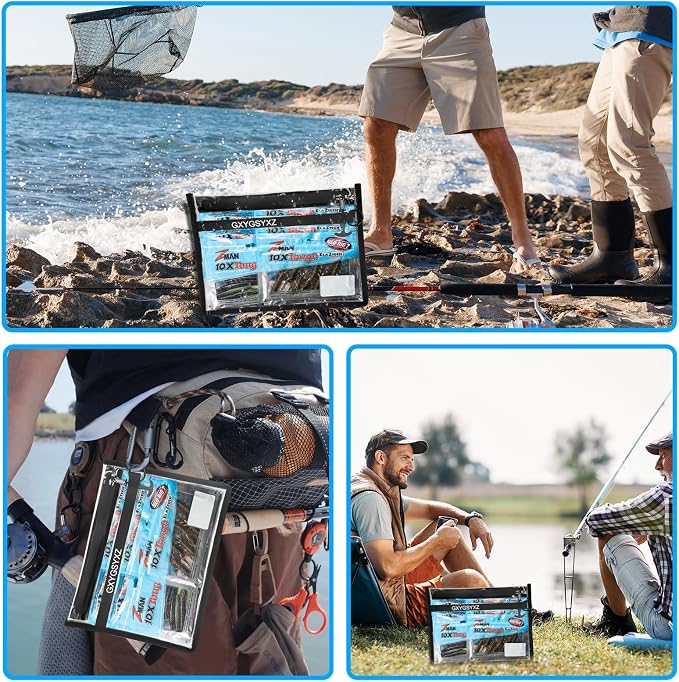 Fishing Gear Storage Bag Bait Storage Sealed Edges Waterproof Protection Durable and Sturdy Large Capacity PVC-Free Fishing Accessories Bag