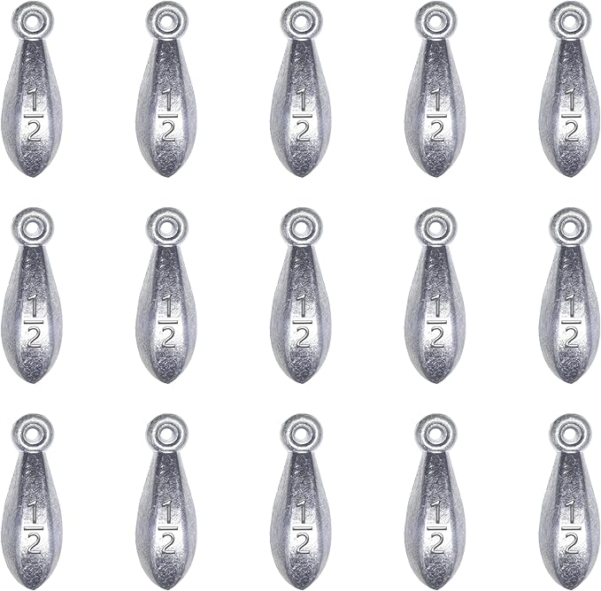 Fishing Weights Sinkers Bank Sinkers Bullet Weights for Surf Fishing Pier Bank Fishing Saltwater Fishing Gear 1oz to 8oz