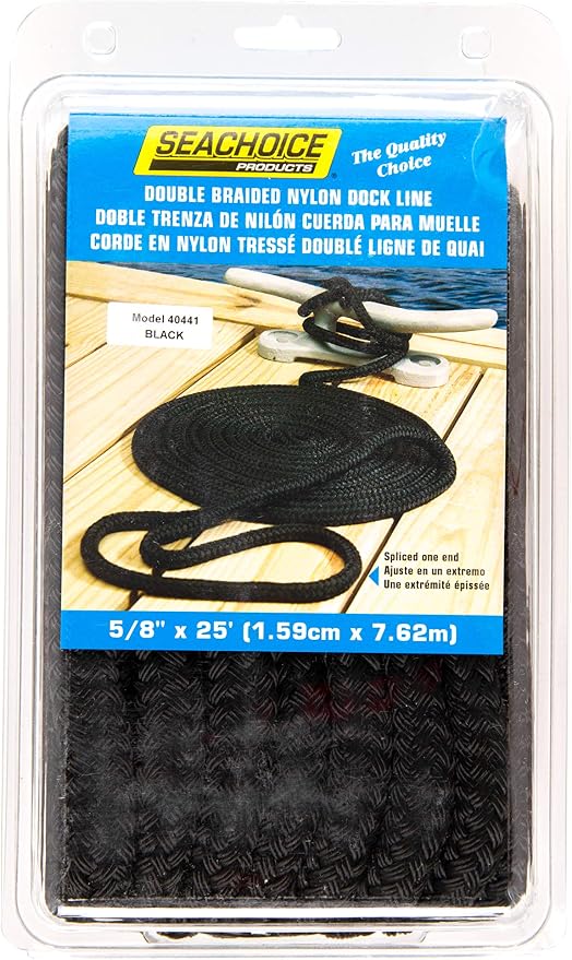 Seachoice Double-Braid Nylon Dock Line
