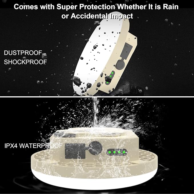 10000mAh Rechargeable 3000LM Tent Light Camping Light, 6500K 24Hours Long Play Time , Outdoor Night Market Light Night Fishing Light Emergency Lights for Hurricane Tsunami disasters (30W（Beige）)