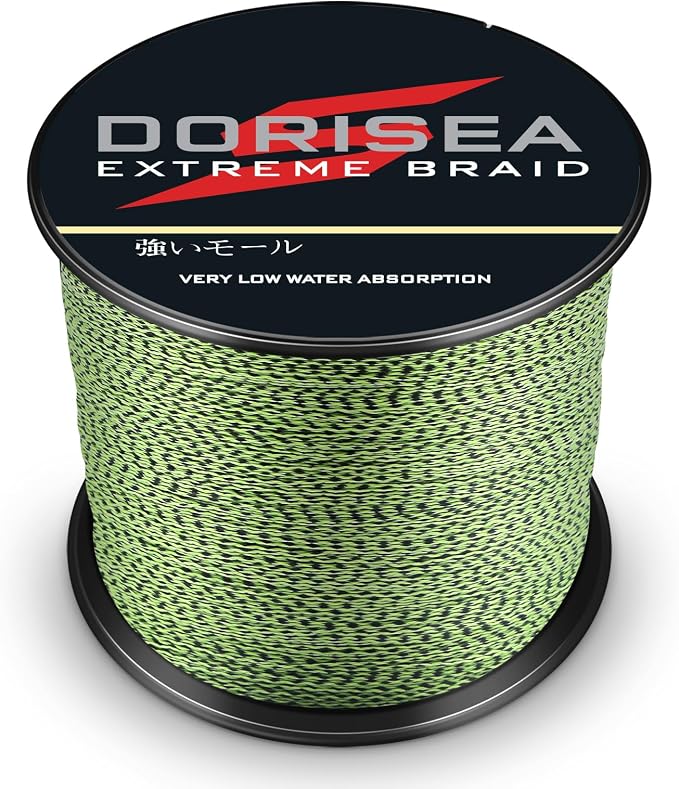 Extreme Braid 100% Pe Multi-Color(Black&Yellow) Braided Fishing Line 109Yards-2187Yards 6-550Lb Test Fishing Wire Fishing String Superline
