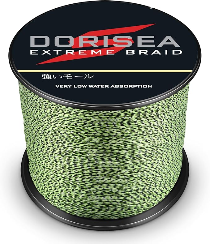 Extreme Braid 100% Pe Multi-Color(Black&Yellow) Braided Fishing Line 109Yards-2187Yards 6-550Lb Test Fishing Wire Fishing String Superline