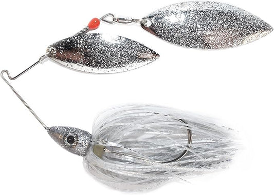 Nichols Lures Pulsator Metal Flake Double Willow Spinnerbait