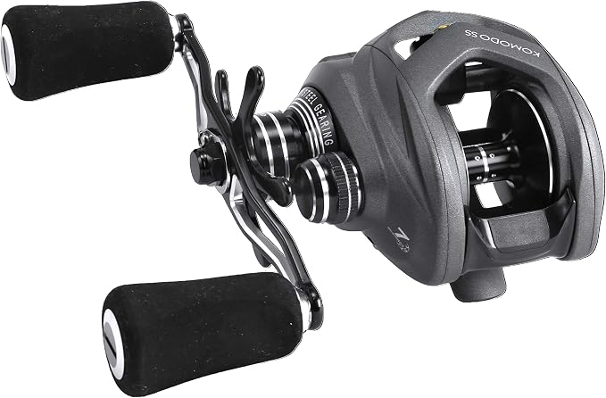 Okuma Komodo SS Aluminum Frame Stainless Steel Gears Low Profile Baitcaster- KDS-273LX