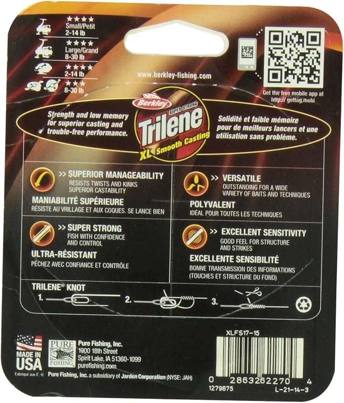Berkley Trilene XL Monofilament Fishing Line