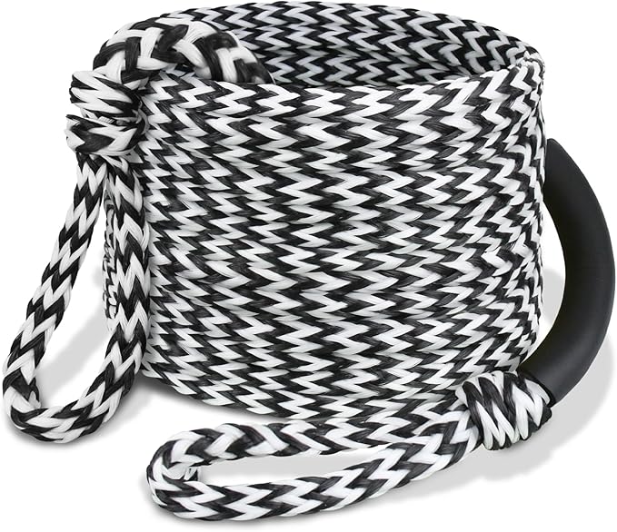 Boat Tow Rope 60ft 3-6K, Floating Ropes for Towable Tubes Accessories