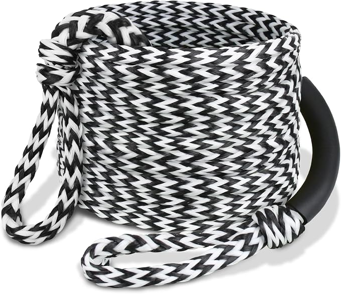 Boat Tow Rope 60ft 3-6K, Floating Ropes for Towable Tubes Accessories
