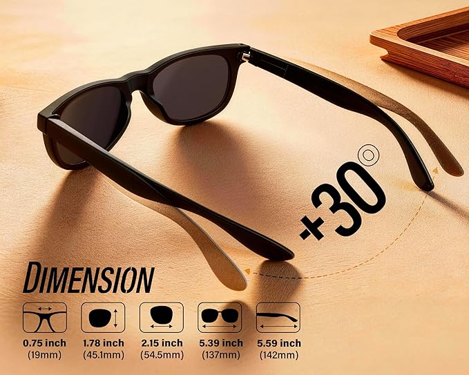 Polarized Sunglasses for Men & Women, Lightweight Driving Sunglasses for Fishing, Golf, Sports, UV400 Protection