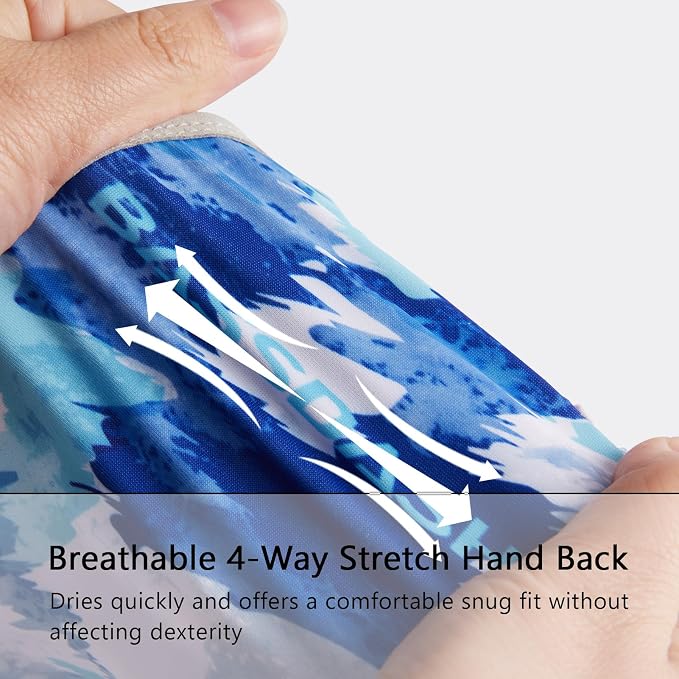Bassdash ALTIMATE UPF 50+ Women’s Fishing Gloves UV Sun Protection Fingerless Gloves for Kayaking Paddling Hiking Cycling Driving Shooting Training