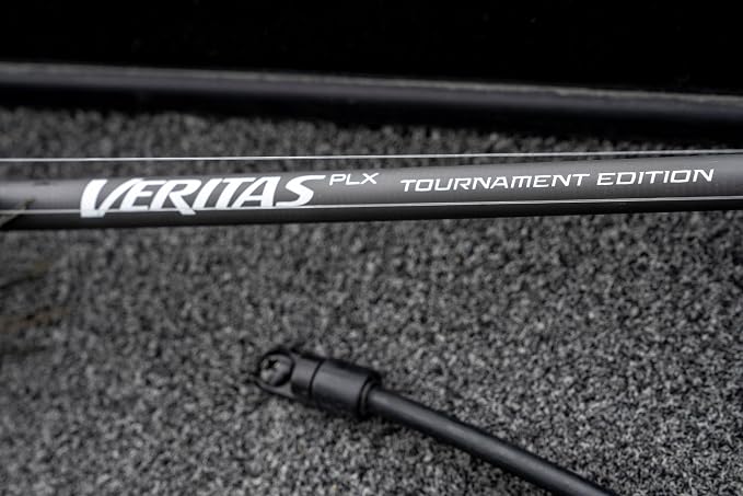 Abu Garcia Veritas Casting BFS Fishing Rod, Balanced and Lightweight Rod, Powerlux 100 Construction, Custom Ergonomic Reel Seat