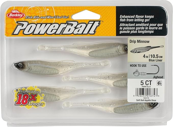 Berkley PowerBait Drip Minnow Fishing Soft Bait