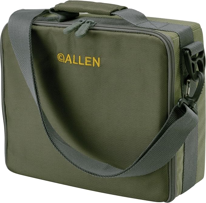 Allen Company Spring Creek Fishing Reel and Gear Bag - Portable Organizer - Holds up to 10 Fly Reels or 6 Spinning Reels - Green