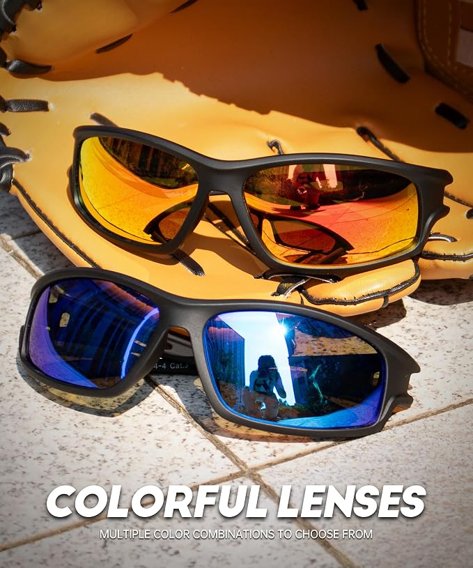 NSSIW Polarized Sunglasses-Men Sports Mens-Sunglasses: Sun Glasses Women Polarized UV400 Protection for Fishing Running Golf