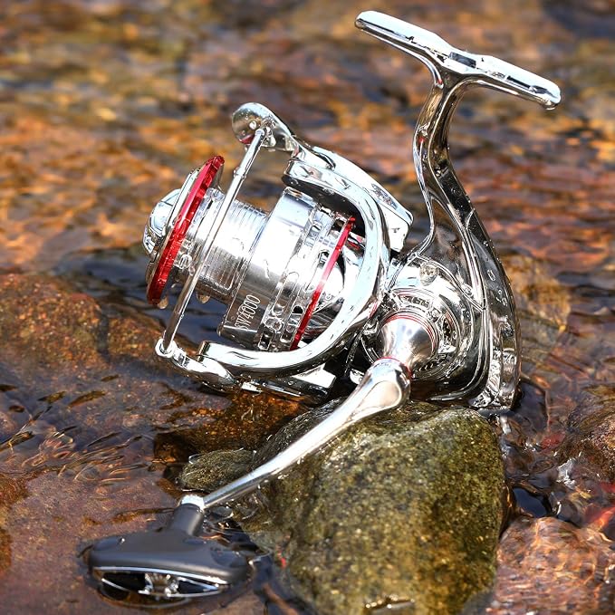 Sougayilang Saltwater Spinning Reel,CNC Aluminum Spool,Max Drag 33LB,Oversize Grip,5.5:1 Gear Ratio, 11+1 Stainless-Steel BB, Freshwater Fishing Reel.