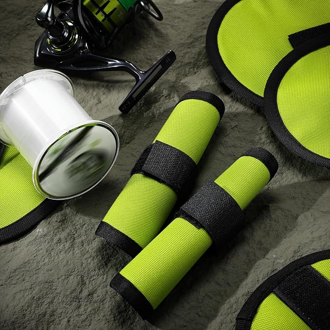 8 Pack Fishing Lure Covers，Lure Wraps for Fishing Rod，Fishing Hook Bait Covers