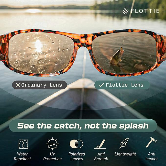 STONE Floating Polarized Fishing Sunglasses for Men and Women Lightweight UV400 sport for Driving Cycling Running