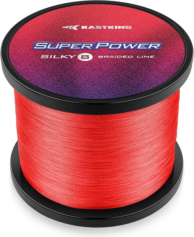 KastKing SuperPower Braided Fishing Line - Abrasion Resistant Braided Lines – Incredible Superline – Zero Stretch – Smaller Diameter – A Must-Have!
