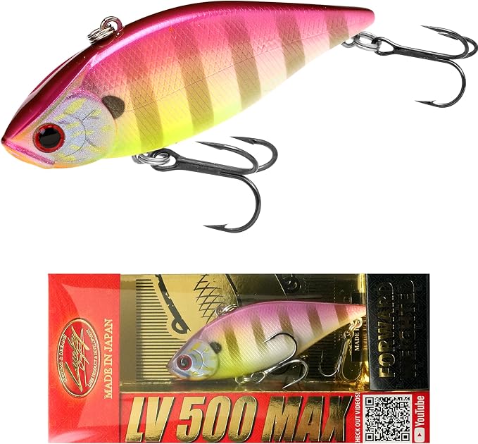 LUCKY CRAFT LV 500, Freshwater Bass Fishing Lure, Lipless Crank Bait, Smallmouth, Sinking, Tournament Winning, Perfect Wobbling, Fishing Gear, Fishing Accessories, Fishing Tackle