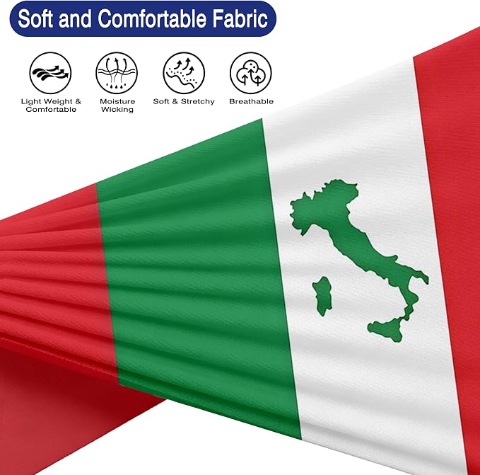 Flag Headbands for Men Women, Moisture Wicking Sweatband Breathable Sports Headwrap, Non-Slip Stretchy Fitness Hair Band