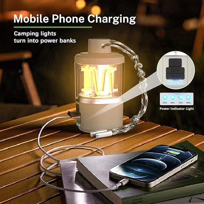 Ultra Bright LED Camping Light, Waterproof Camping Light, Portable Tent Light, Long Endurance Emergency Lighting, Outdoor Night Fishing Light