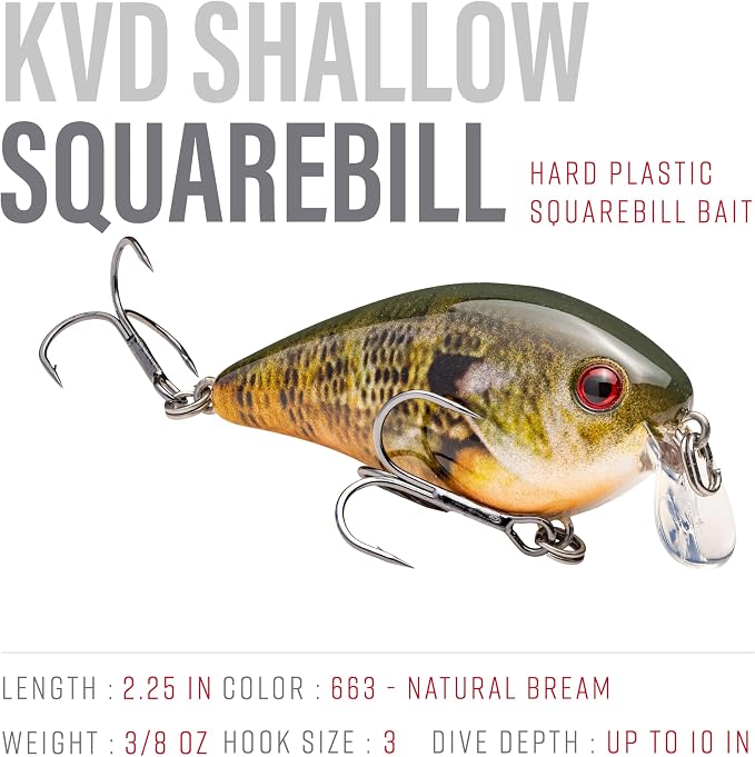 Strike King KVD 1.5 Shallow Square Bill Crankbait