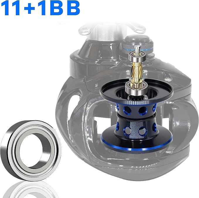 Fishdrops Baitcaster Reel Ultra-Light Baitcasting Fishing Reel, 7.0:1 Gear Ratio, 12.12LB Drag Magnetic Brake, Smooth 11+1BB, Freshwater & Saltwater and Affordable Low Profile Bait Caster Reel