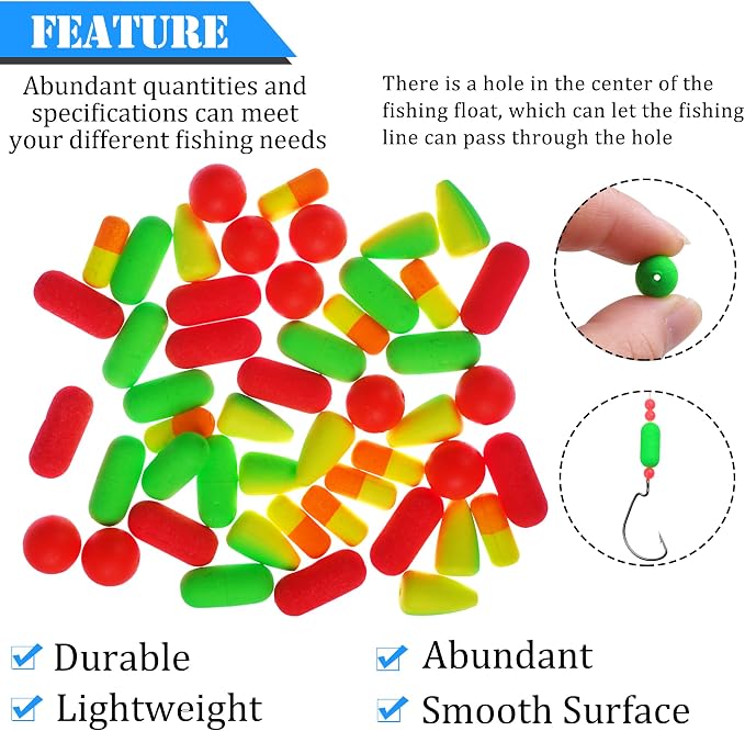 Pompano Rigs Making Kit Surf Fishing Rig Saltwater Fishing Accessories Bottom Rig Parts Pompano Snell Floats Fishing Beads Circle Hooks Fishing Swivels Duo Lock Snaps Pompano Rigs for Surf Fishing
