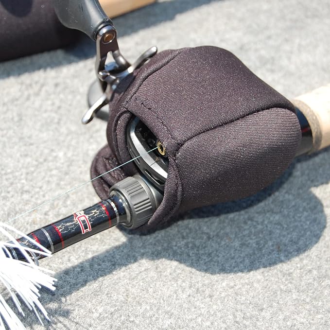 Rod Glove Authentic Casting Reel Cover (3 Pack) for Bass Fishing, Walleye Fishing Used by The Pros Like Gerald Swindle