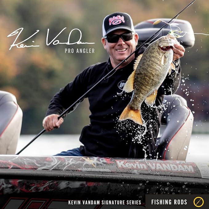 Lew's American Hero Tier 1 Casting Fishing Rod, HM50 Graphite Blank with Stainless Steel Guides, Split Grip EVA Handle, Multicam