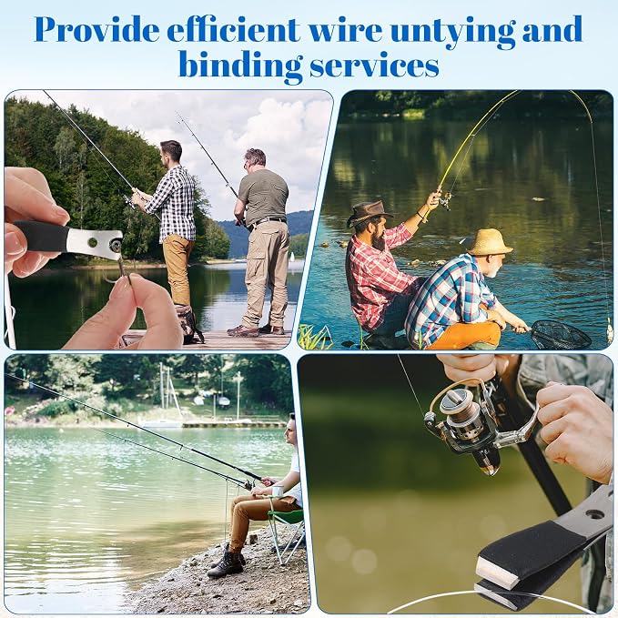 2 Pcs Fly Fishing Nippers with Fishing Line Clippers with Hook Eye Cleaner Pin, Fish Line Cutter Fly Fish Tools, Multi Functional Accessories Stainless Steel Cutting Tool LineCutter Nipper
