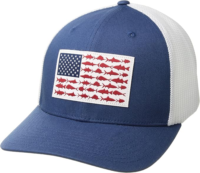 Columbia Unisex Adult PFG Logo Mesh Ball Cap